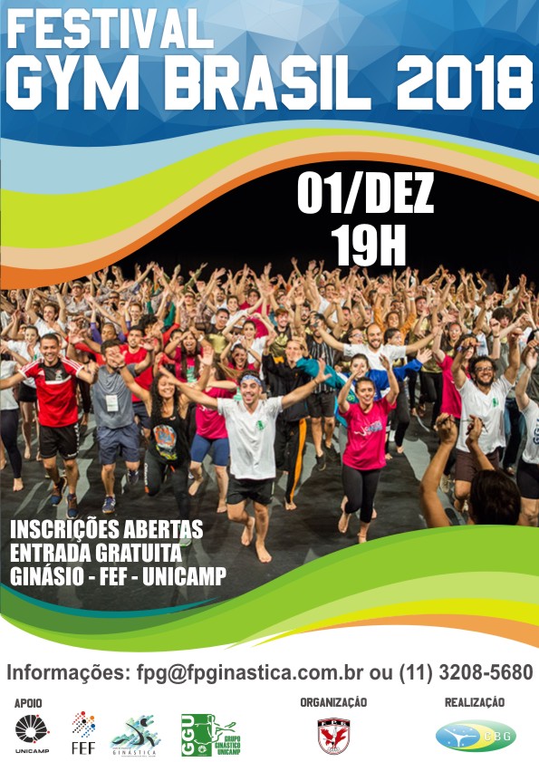 Cartaz do Festival GYM BRASIL 2018